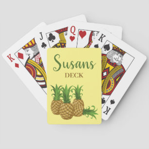 Pineapple Design Classic Playing Cards