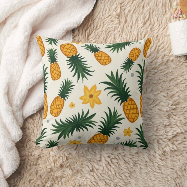Pineapple design pillow cushion (Blanket)