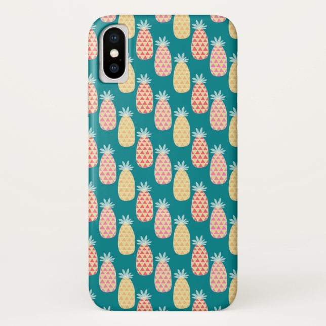 Pineapple Doodle Pattern Case-Mate iPhone Case (Back)