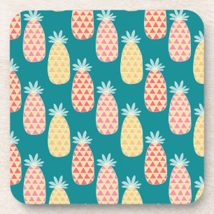 Pineapple Doodle Pattern Coaster