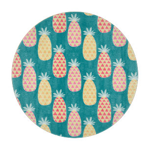 Pineapple Doodle Pattern Cutting Board