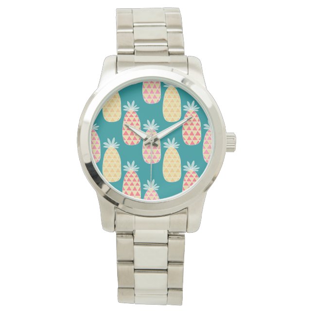 Pineapple Doodle Pattern Watch (Front)