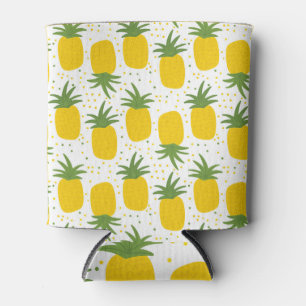 Pineapple Dots: Summer Fruit Design Can Cooler