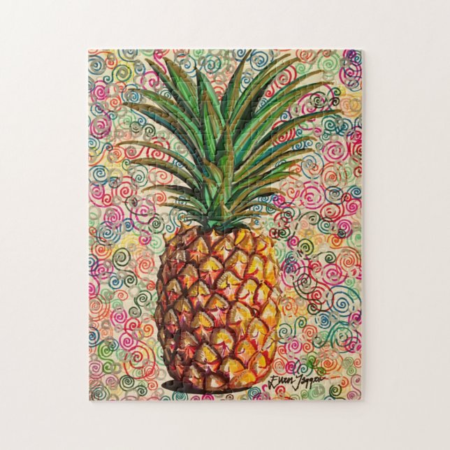 Pineapple Drawing Jigsaw Puzzle (Vertical)