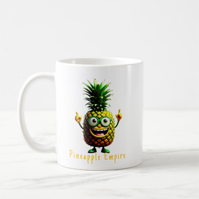 Pineapple Dundee - Pineapple Empire Coffee Mug (Left)