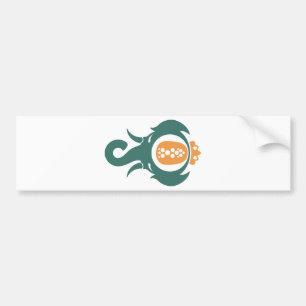 Pineapple Elephant Bumper Sticker