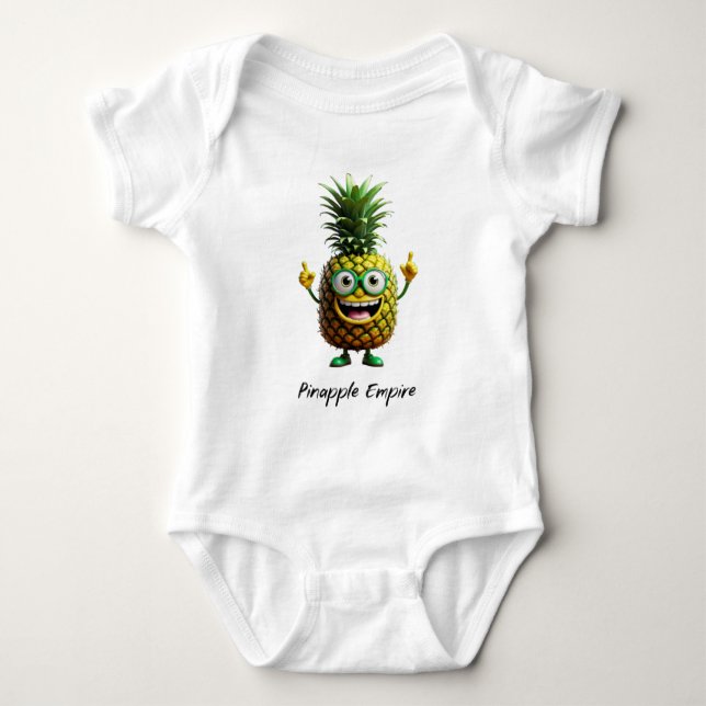 Pineapple Empire  Baby Bodysuit (Front)