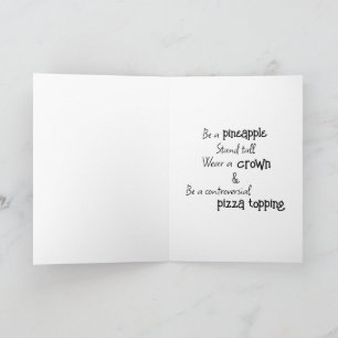 Pineapple Encouragement Card