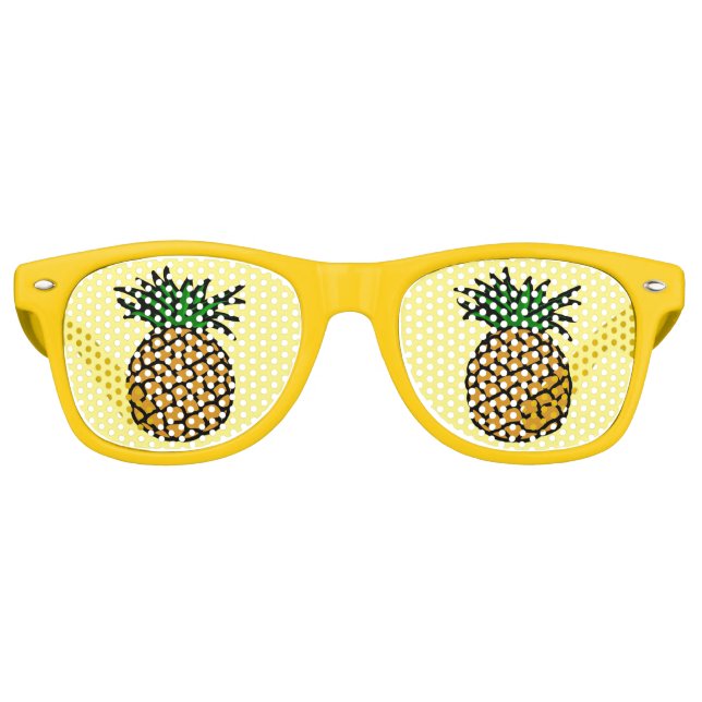 Pineapple Eyes Funny Food Shades (Front)