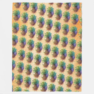 Pineapple Fleece Blanket
