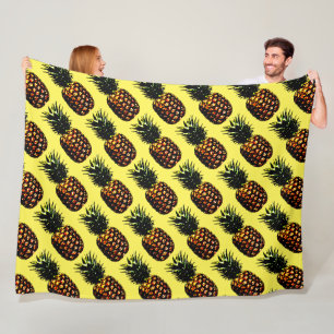 Pineapple Fleece Blanket