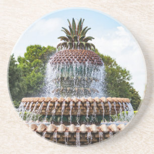 Pineapple Fountain in Charleston, SC Coaster