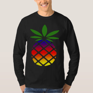 Pineapple Fruit Aloha Beaches Hawaii Hawaiian T-Shirt