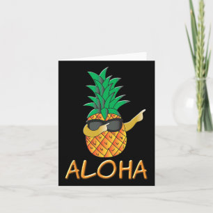 Pineapple Fruit Aloha Beaches Hawaii - Surf New Card