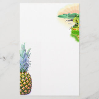 Pineapple Fruit Beach Dessert Colourful Tropical Flyer