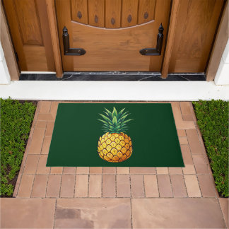Pineapple fruit doormat