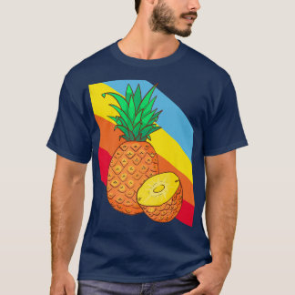 Pineapple Fruit Food Vegan Vegetarian T-Shirt