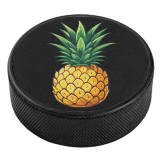 Pineapple fruit hockey puck