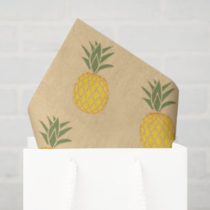 Pineapple fruit pattern tissue paper