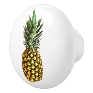Pineapple fruit photo door and drawer pull knobs