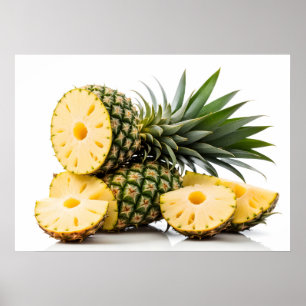 Pineapple fruit poster