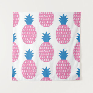 Pineapple Fun, Vintage Seamless Design. Tapestry