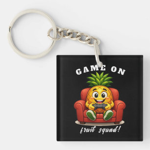 pineapple gamer key ring
