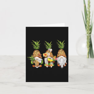 Pineapple Gnomes Beaches Summer Aloha Hawaii Hawai Card