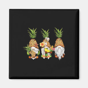 Pineapple Gnomes Beaches Summer Aloha Hawaii Hawai Magnet
