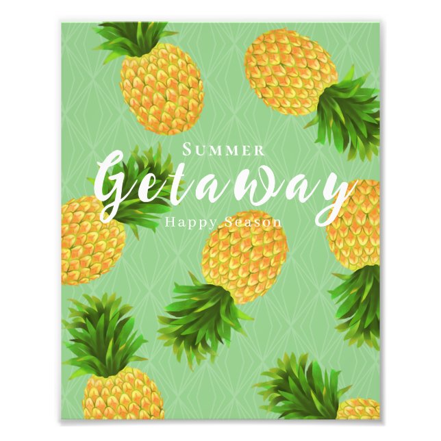 Pineapple Green Photo Print (Front)