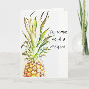 Pineapple Greeting Card