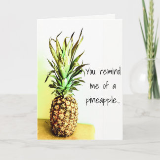 Pineapple Greeting Card