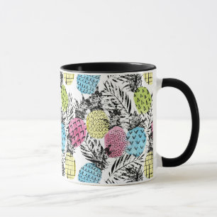 Pineapple Grunge Palms Mug