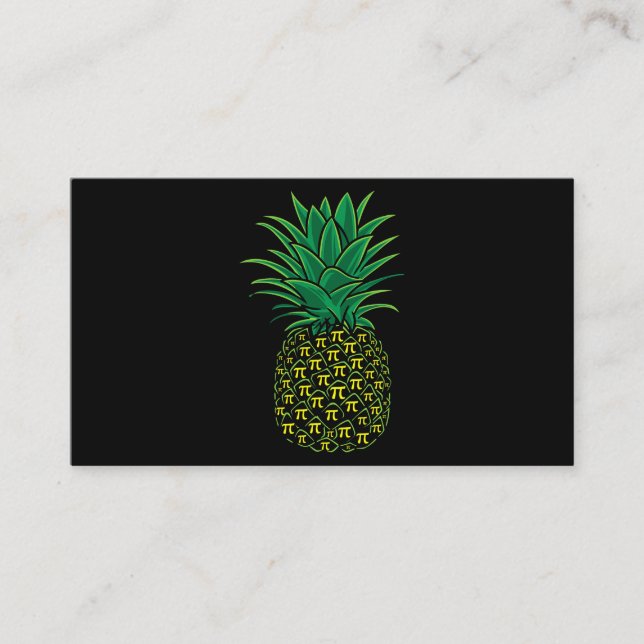 Pineapple Guitar Music Lover Funny Gifts For Men W Business Card (Front)