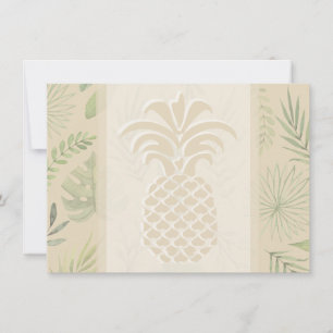 Pineapple Hearts Thank you Cards