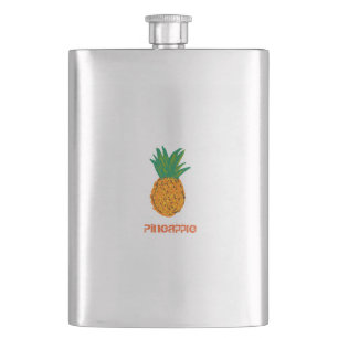 pineapple  hip flask