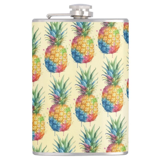Pineapple Hip Flask (Front)