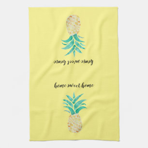 Pineapple Home Sweet Home Kitchen Towel