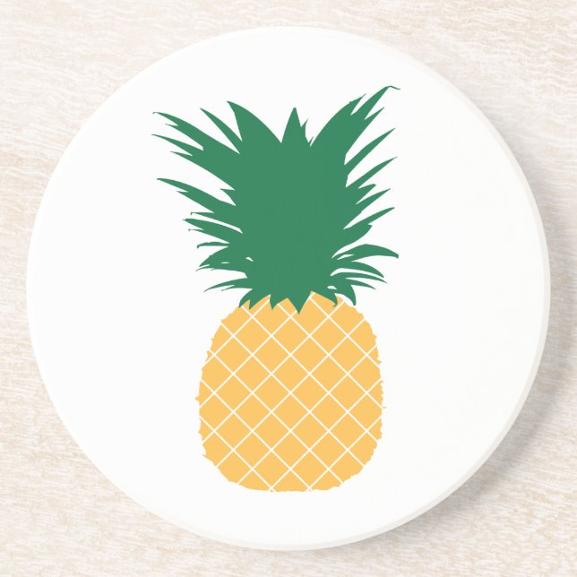 Pineapple icon coaster (Front)