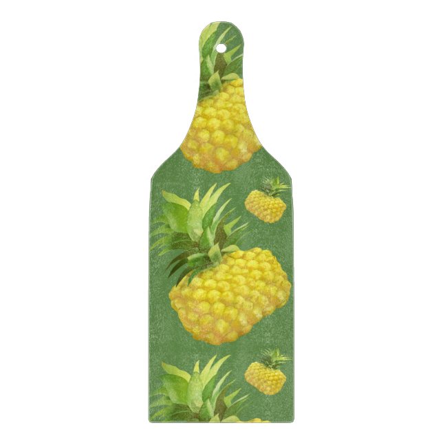 Pineapple Illustration Cutting Board (Front)