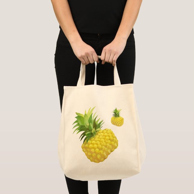 Pineapple Illustration Tote Bag (Front (Product))