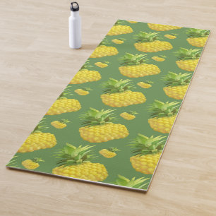Pineapple Illustration Yoga Mat