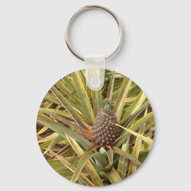 Pineapple in Paradise Key Ring (Front)