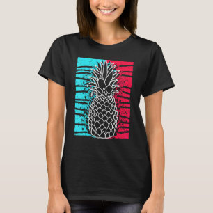 Pineapple In Techno Colour Festival Synthesizer Wh T-Shirt