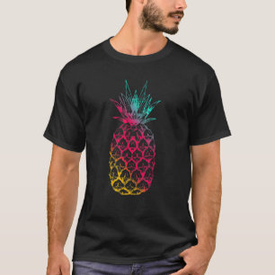 Pineapple In Techno Colours Festival Synthesizer M T-Shirt