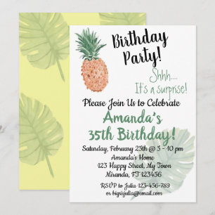 Pineapple Invitation