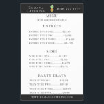 Pineapple Island Catering Menu Flyer<br><div class="desc">Painted island pineapple,  simple menu flyer. Designed to match our Pineapple Island Collection.</div>