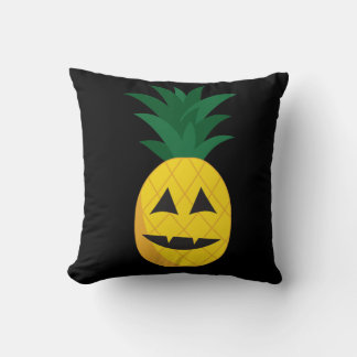 Pineapple Jack-O-Lantern Halloween Pillow