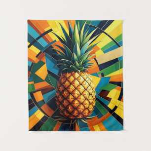 Pineapple Kaleidoscope - Pineapple Empire Design Tapestry