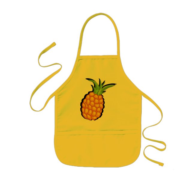 pineapple kids apron (Front)